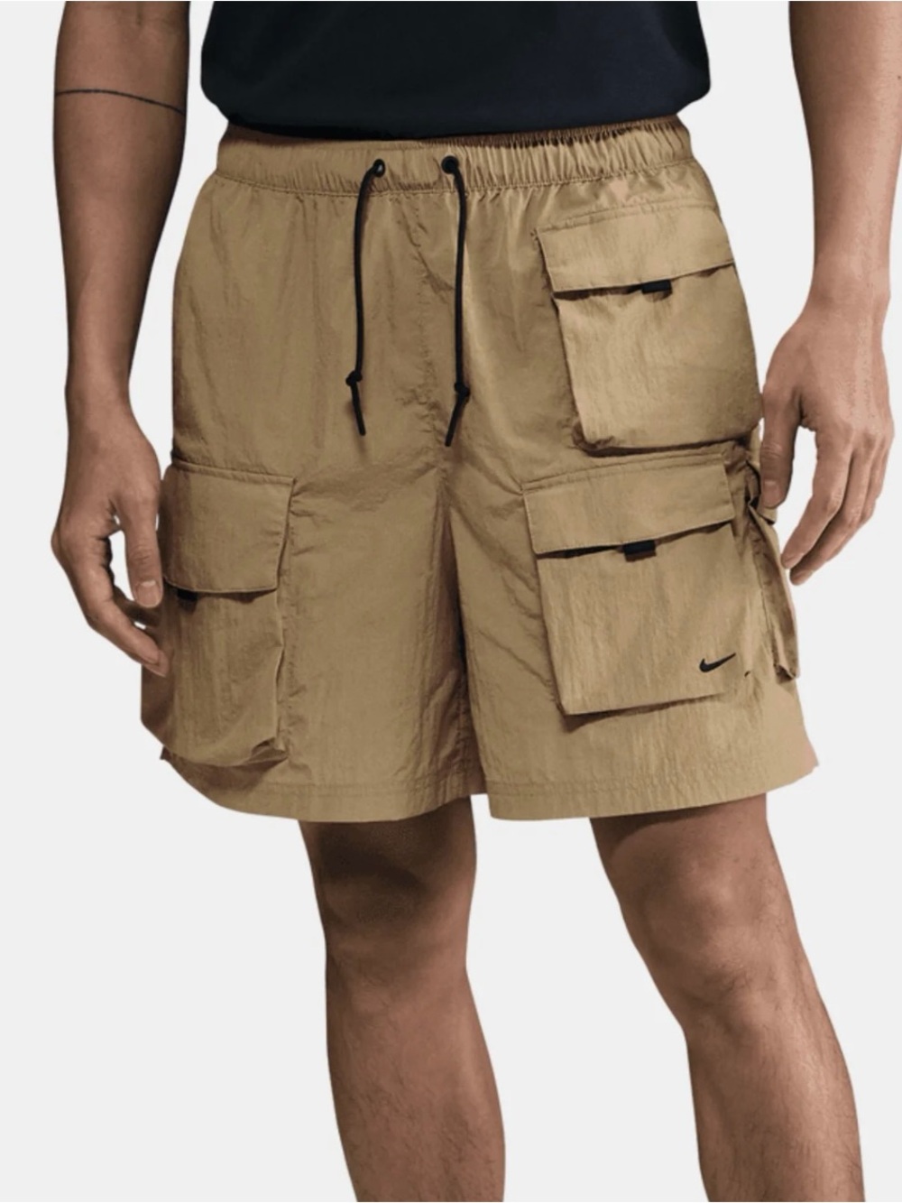 Nike Tech Beige Woven Cargo Shorts